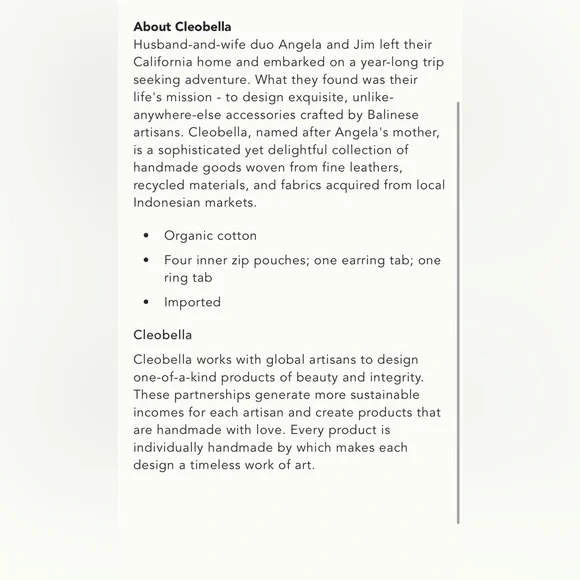 Cleobella Jewelry Roll - Picture 10 of 10